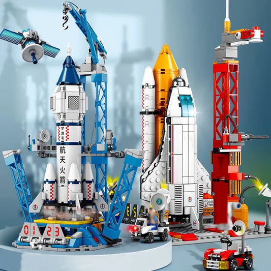 Space Shuttle Rocket Launch Center Building Set